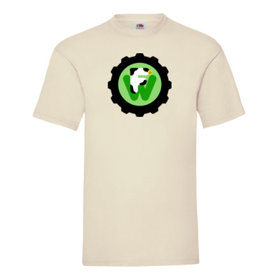 Fin Walsh Crew neck T shirt Centre logo  Thumbnail